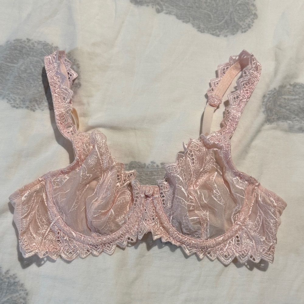Bali Soft Pink Lace Bra